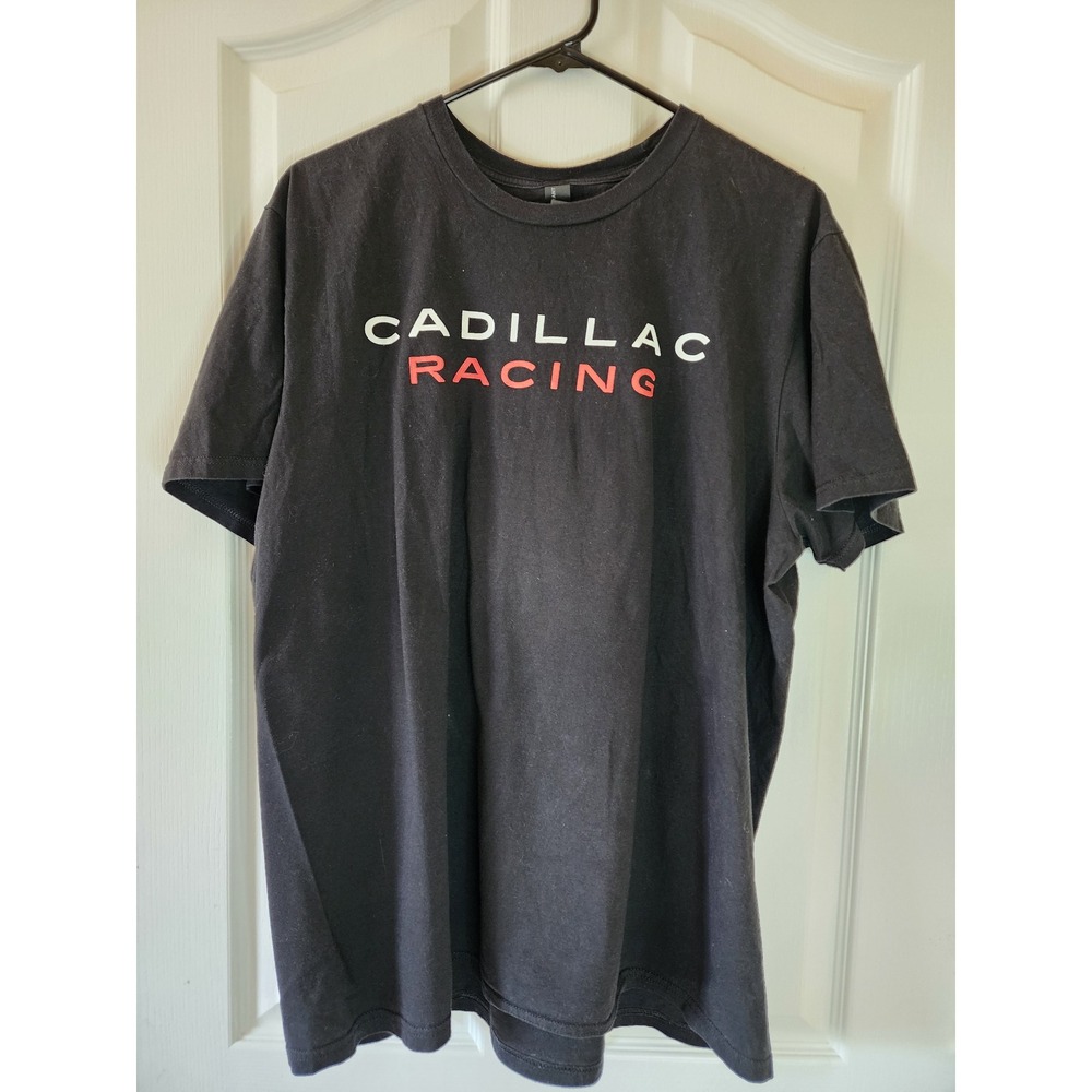 Cadillac Racing 2025 World Tour T-Shirt Mens 2XL Black District 100% Cotton Tee